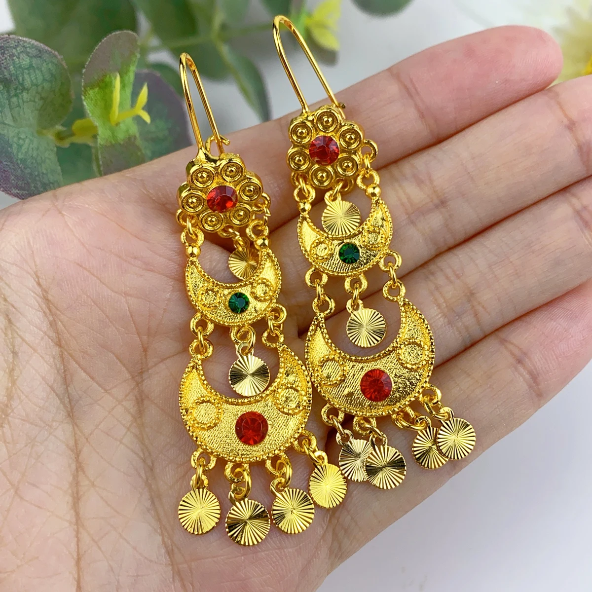 Indian Drop Dangle Earrings Je - Women Accessories Dubai ulasan dan harga
