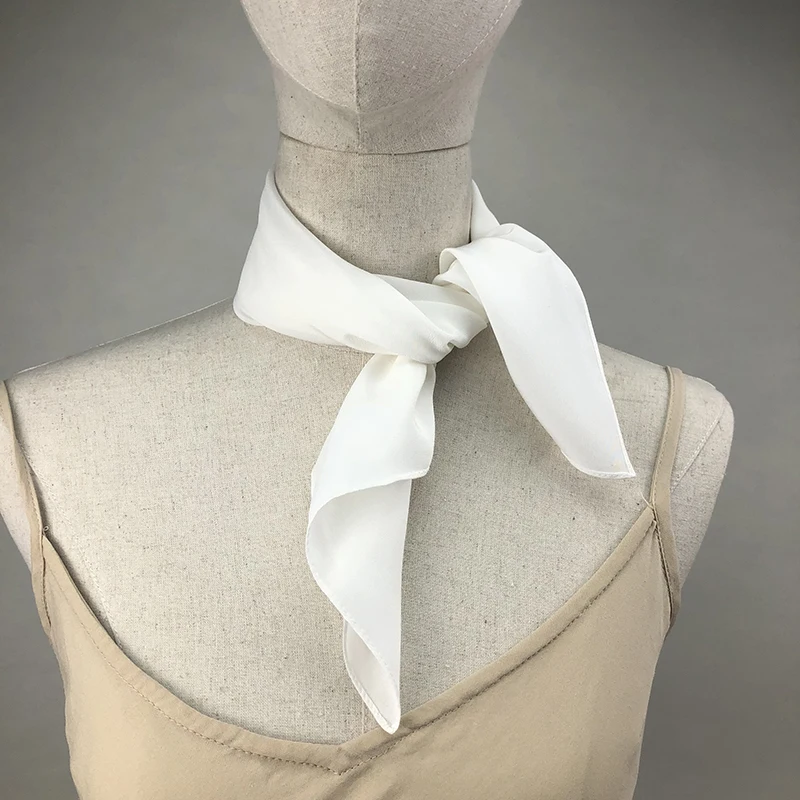 New Women Silk Scarf Square Ne - Silk Scarf Square ulasan dan harga