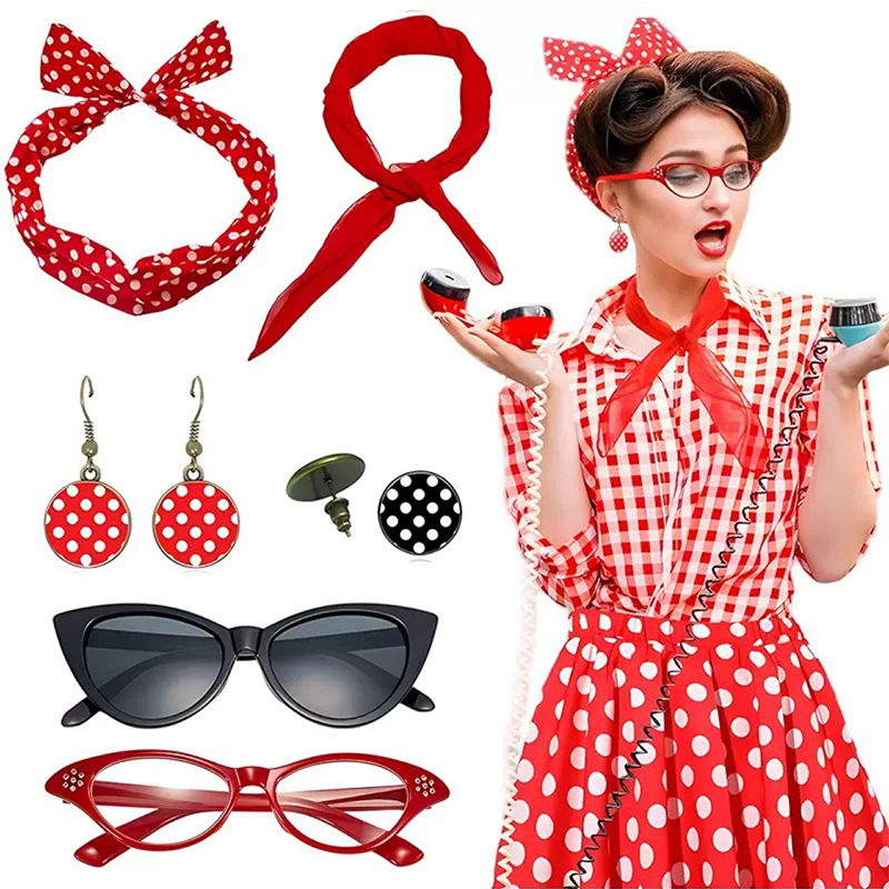 1950s Fancy Dress Costume Acce - Women'S Accessories In The 1950S ulasan dan harga