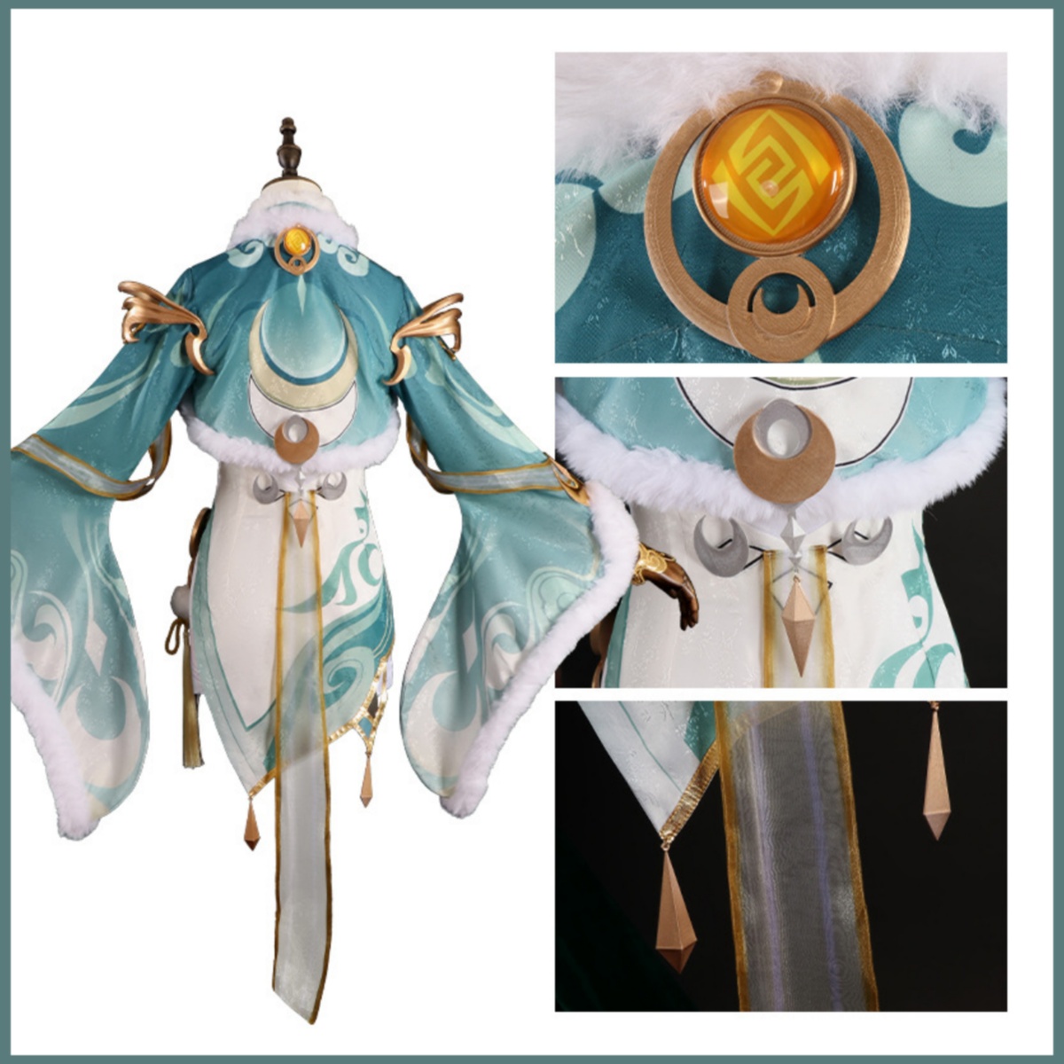 Game Zibai Cosplay Costume Gre - Women'S Accessories Clothing ulasan dan harga
