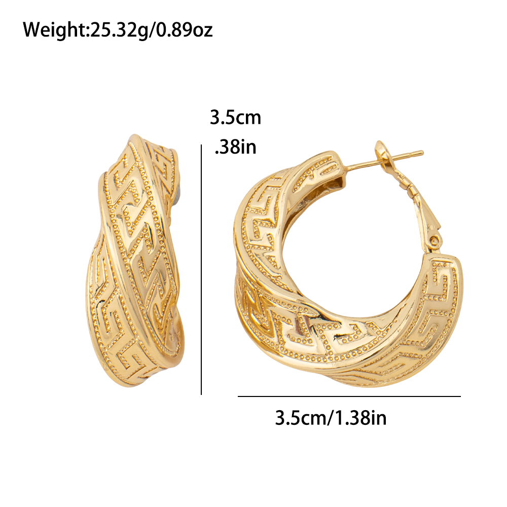 Dubai 18k Gold-Plated Irregula - Women Accessories Dubai ulasan dan harga