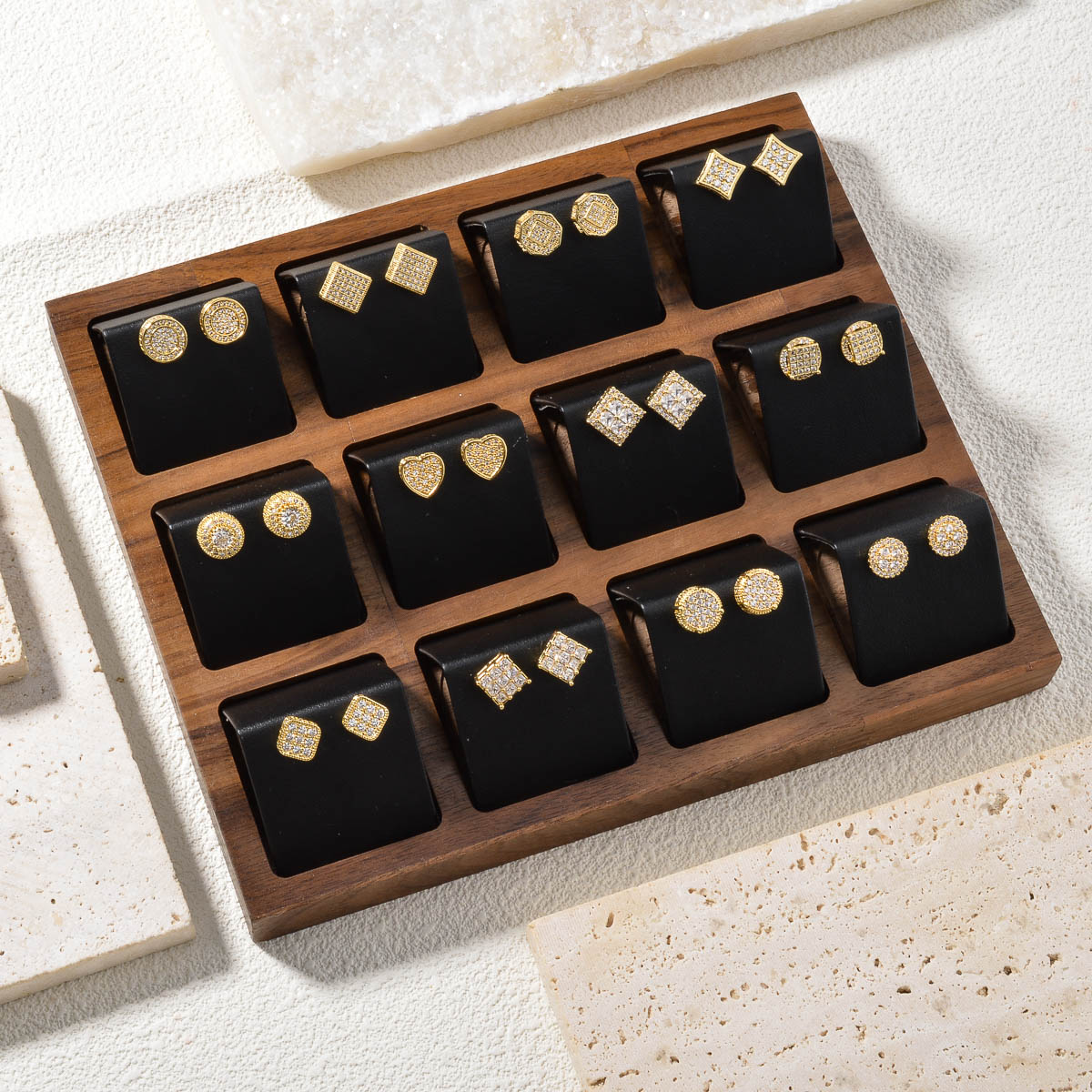Diana Baby Gold Color Earrings - Women Accessories Dubai ulasan dan harga