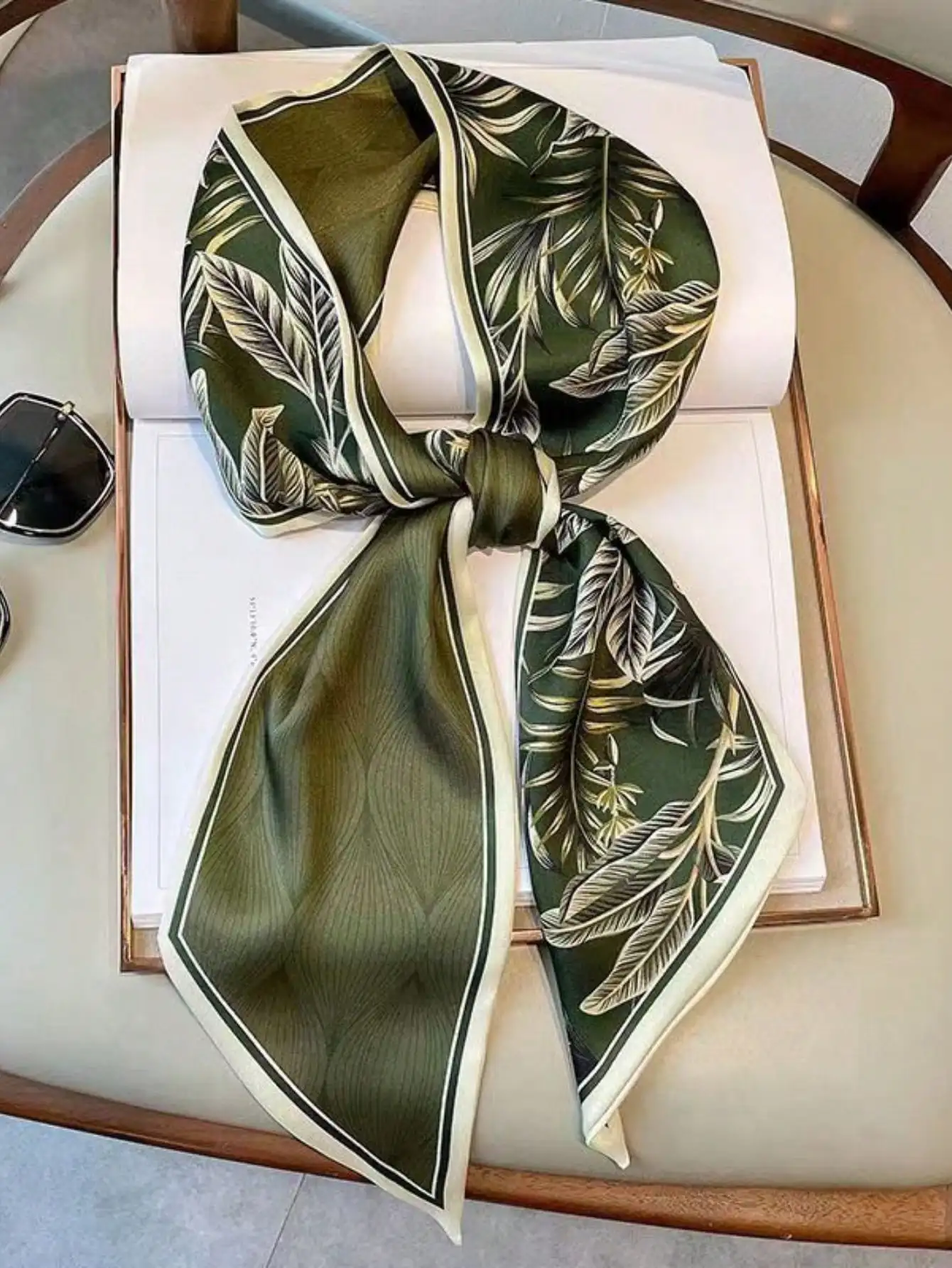 Women's Spring/Summer Casual F - Silk Scarf Square ulasan dan harga