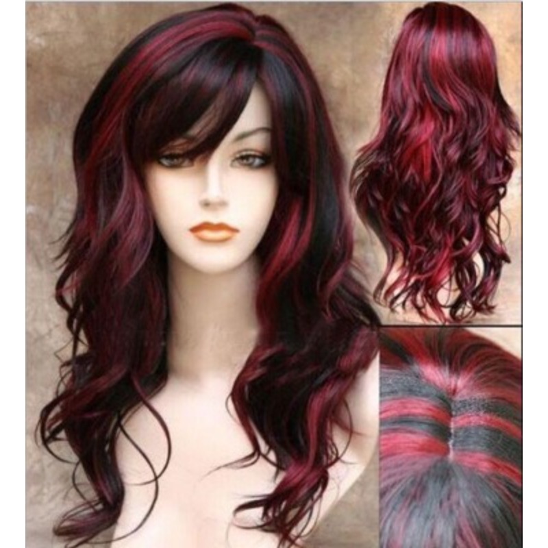 Woman Fluffy Big Wave Long Hai - Women'S Accessories Clothing ulasan dan harga
