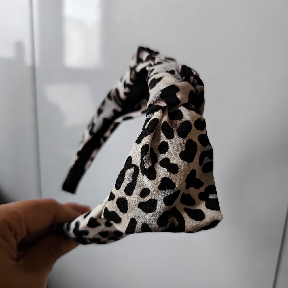 Leopard Print Headband with A  - Women Accessories Sale ulasan dan harga