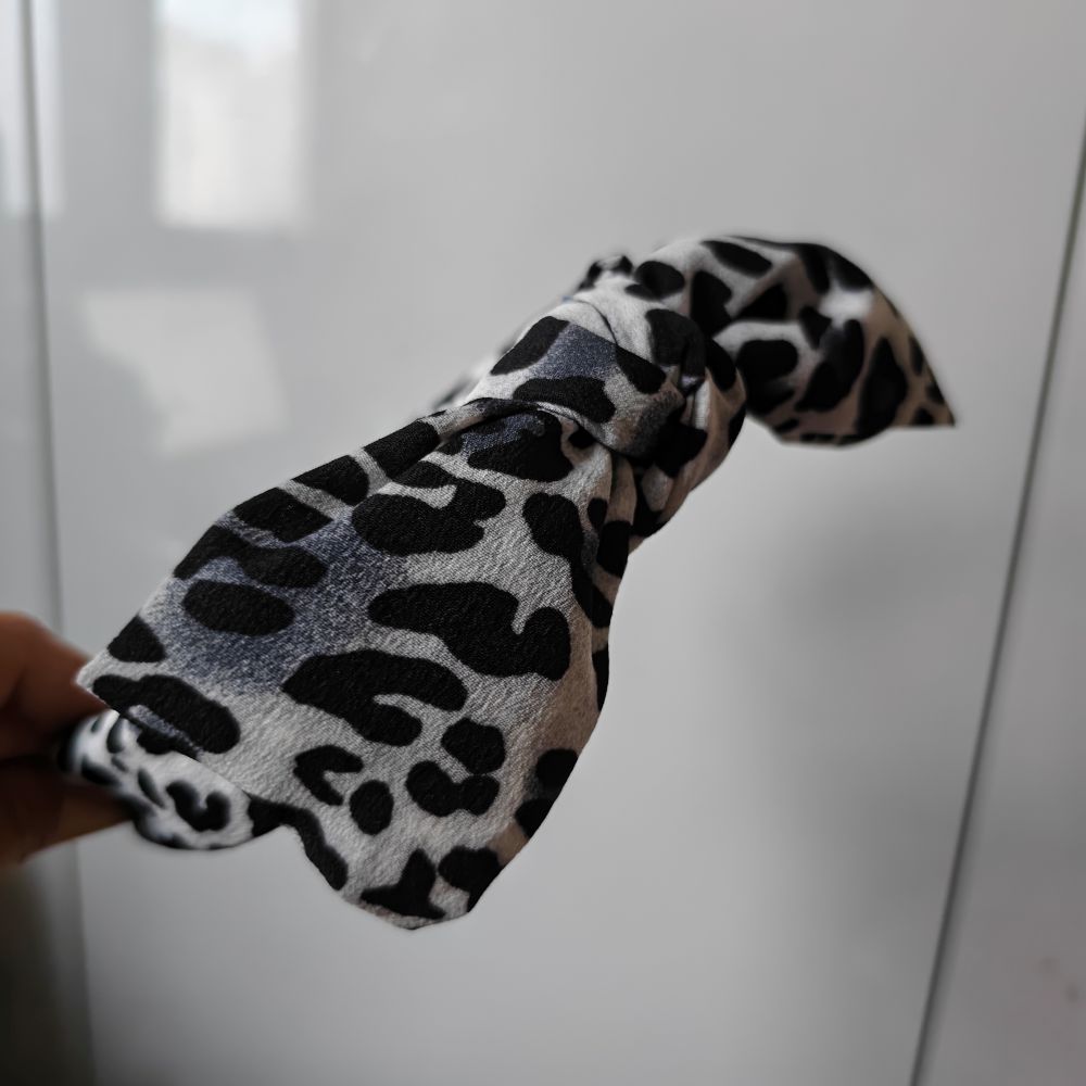 Leopard Print Headband with A  - Women Accessories Sale ulasan dan harga