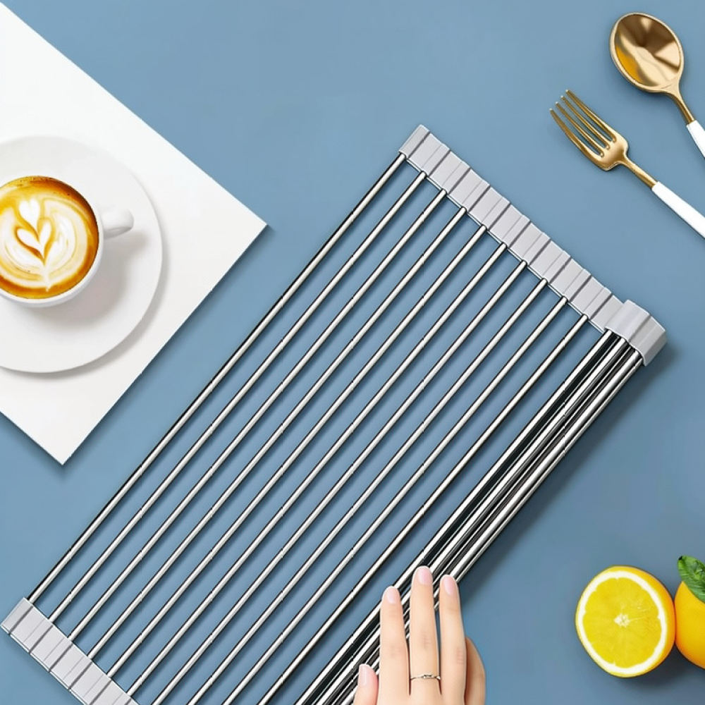 Stainless Steel Dish Drainer R - Women Kitchen Accessories ulasan dan harga