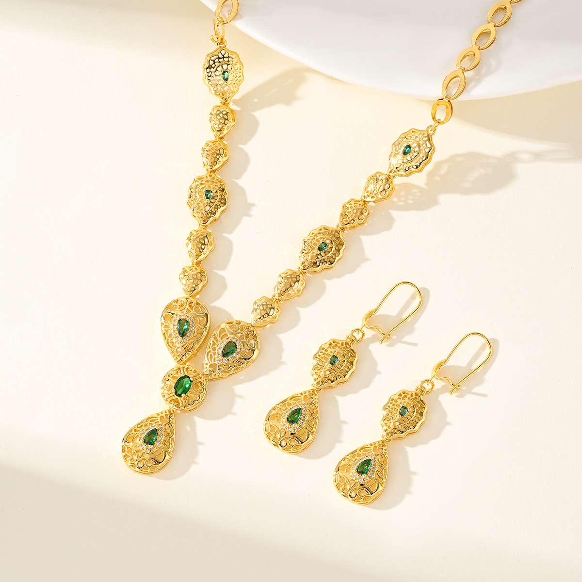 9999 Gold Drip Set - Middle Ea - Women Accessories Dubai ulasan dan harga