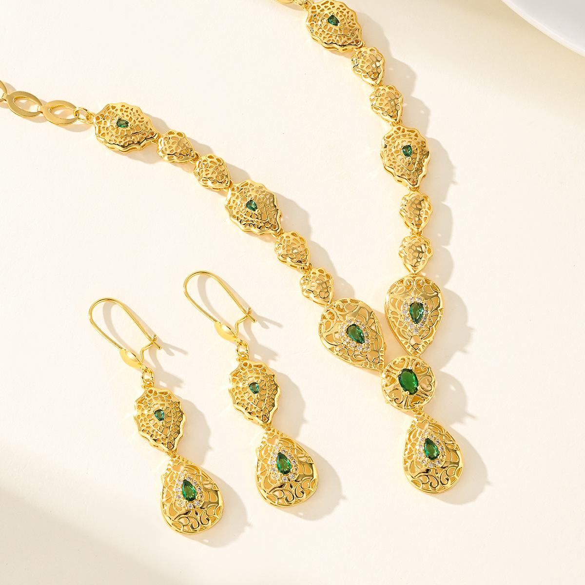 9999 Gold Drip Set - Middle Ea - Women Accessories Dubai ulasan dan harga