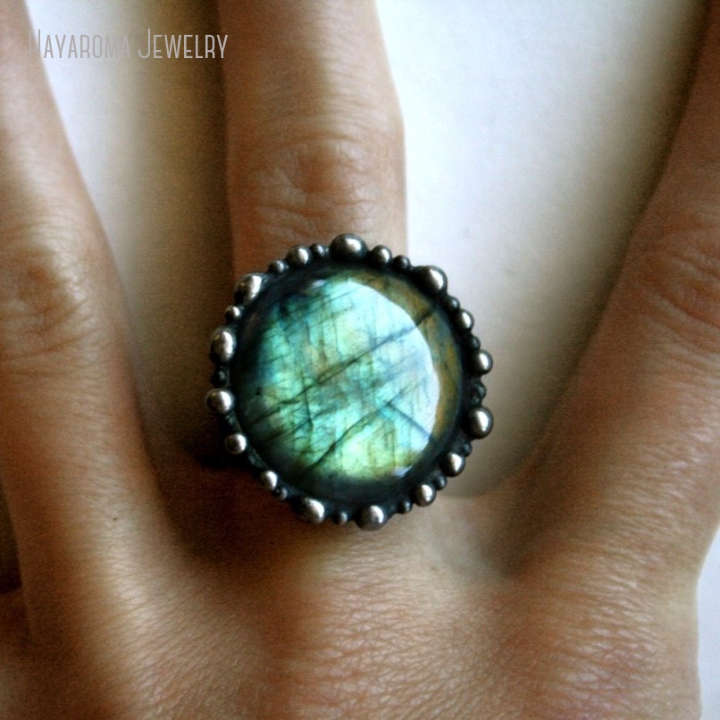 10pcs Aqua Labradorite Round R - Women'S Emo Accessories ulasan dan harga