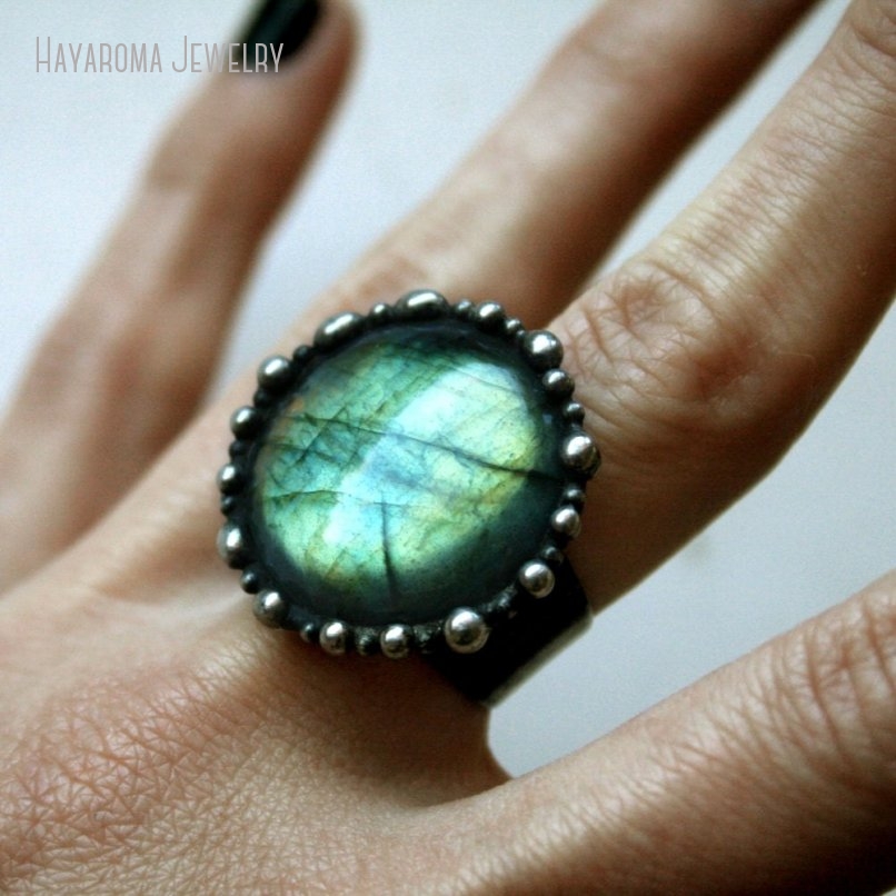 10pcs Aqua Labradorite Round R - Women'S Emo Accessories ulasan dan harga