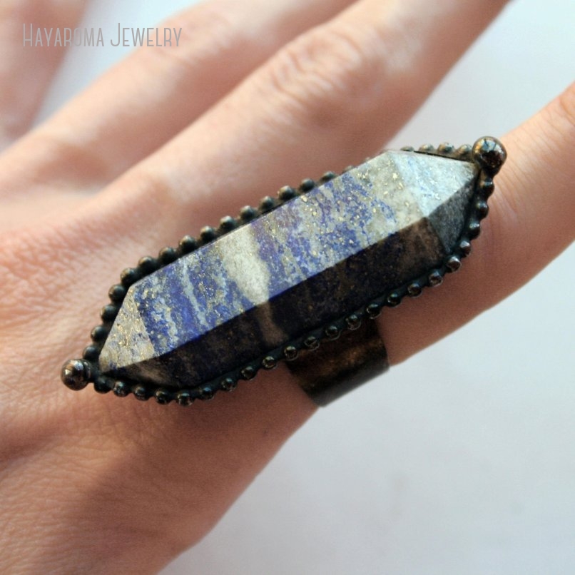 10pcs Lapis Lazuli Crystal Adj - Women'S Emo Accessories ulasan dan harga