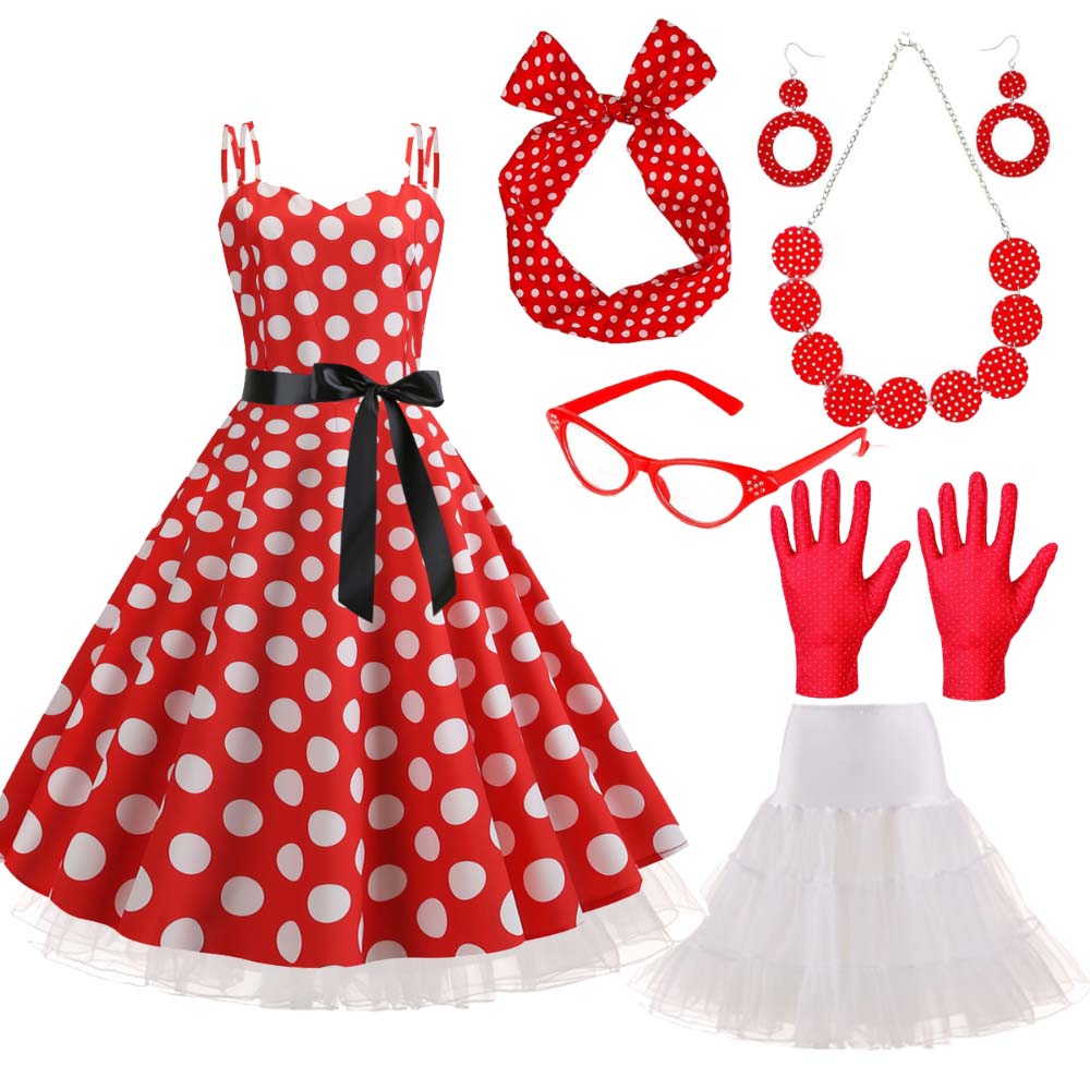 1950s 60s Carnival Costume Set - Women'S Accessories In The 1950S ulasan dan harga