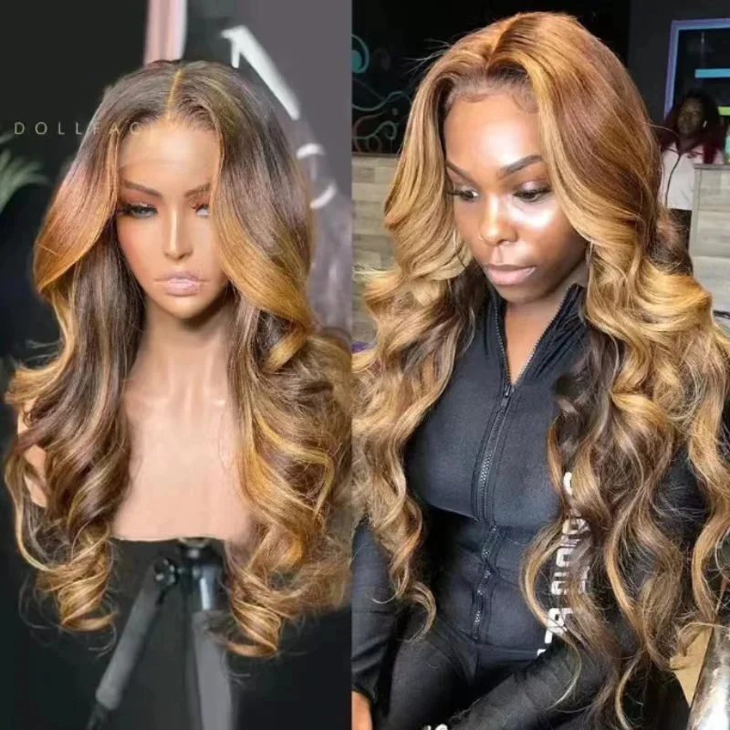Highlight Wig Human Hair Body  - Women Accessories Sale ulasan dan harga