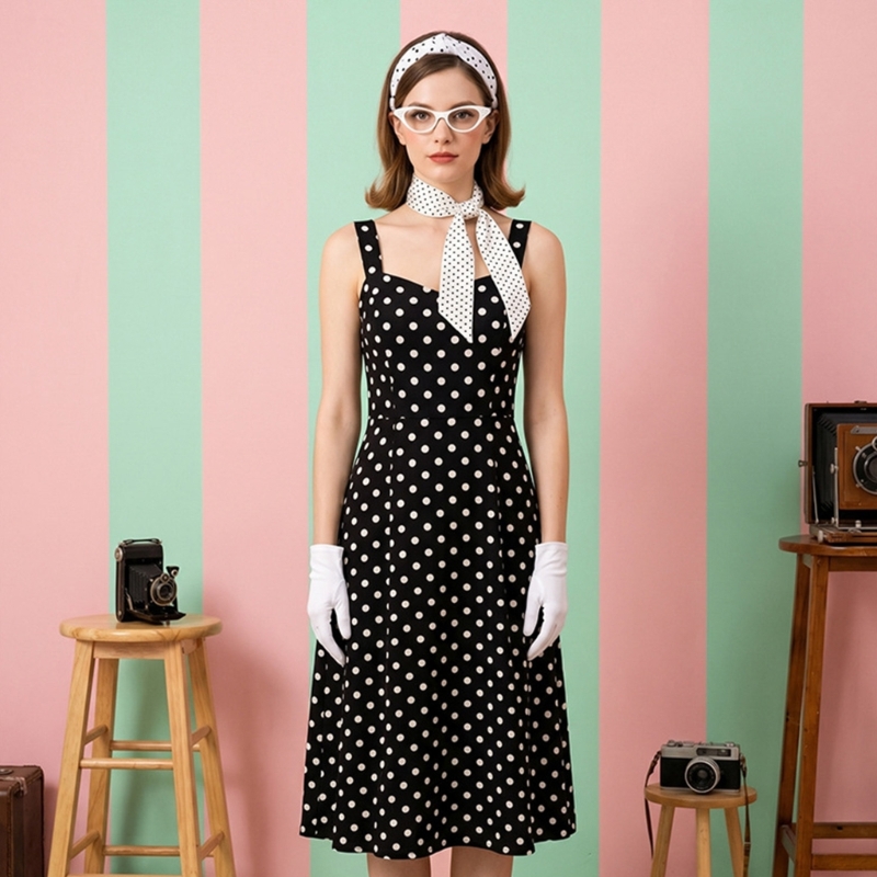 5Pcs 1950S Women Costumes with - Women'S Accessories In The 1950S ulasan dan harga