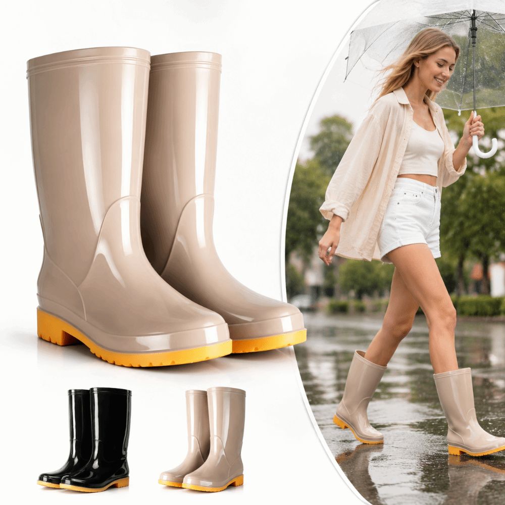 Non-slip Women's Long Rain Boo - Women Kitchen Accessories ulasan dan harga